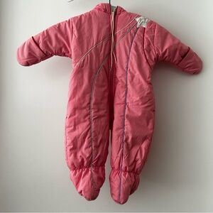 Vintage baby girl snow suit